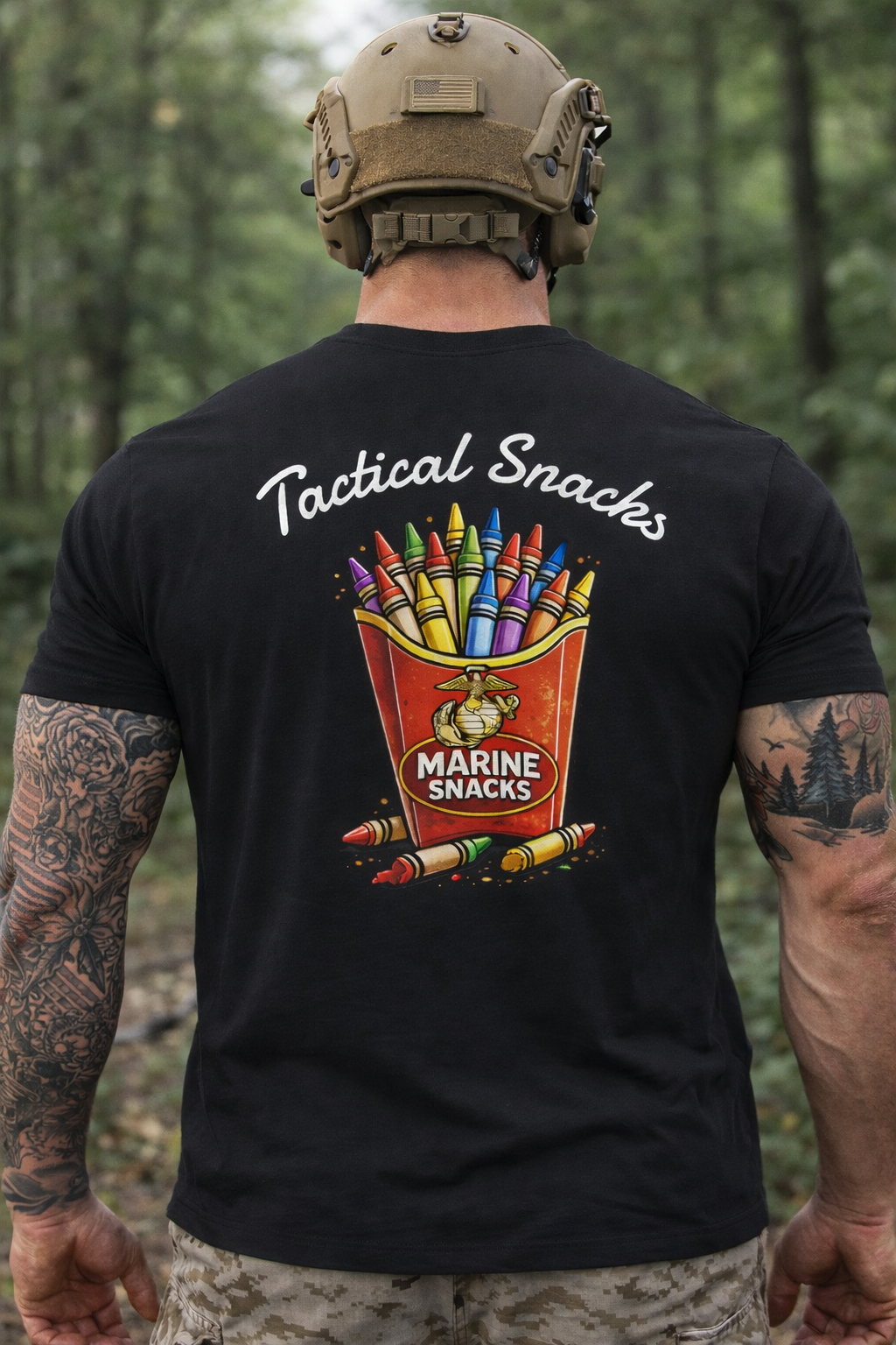 Tactical Crayon Snacks Tee